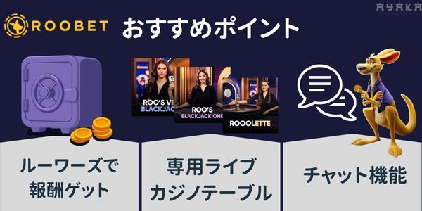 Roobet おすすめポイント